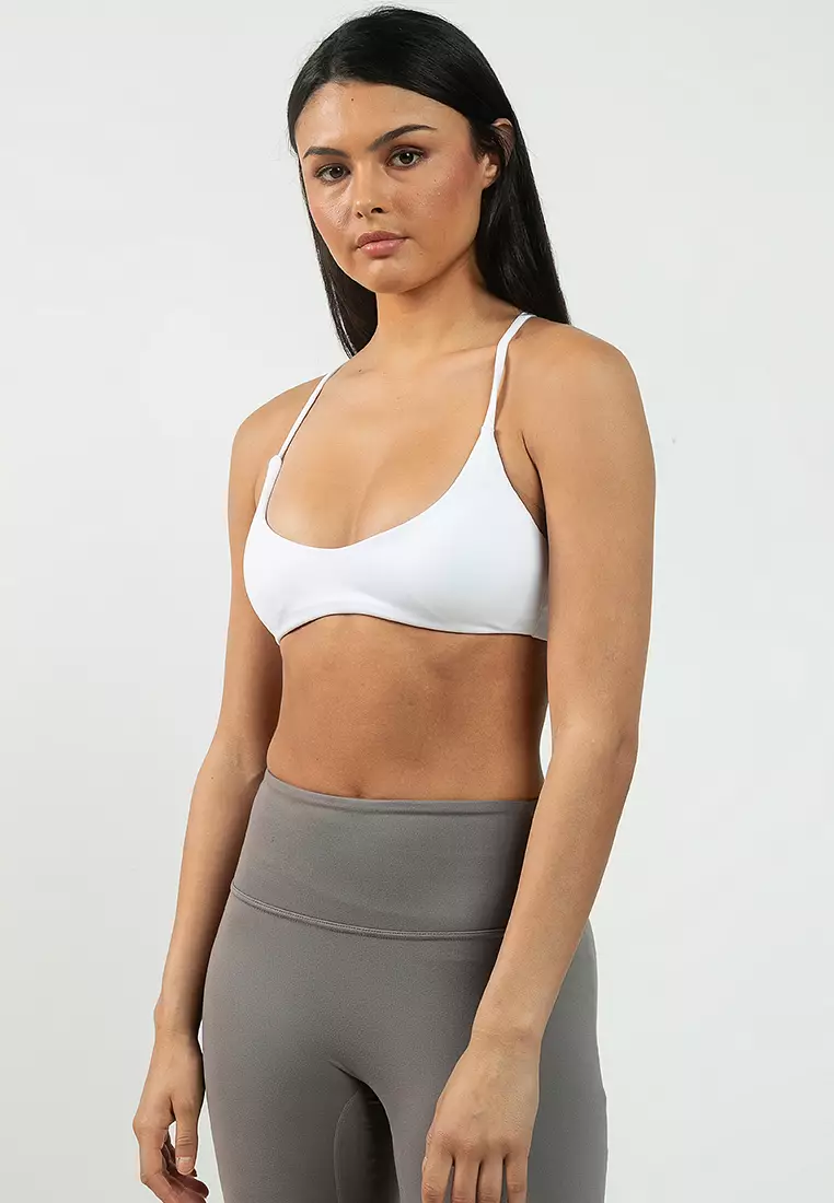 71% OFF Ultra Soft Minimal Strappy Crop Bra