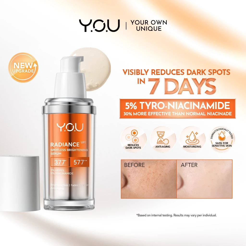AFTER VOUCHER DISCOUNT ONLY Y.O.U Radiance Up! Spotless Brightening Serum 20 ml and 30 ml