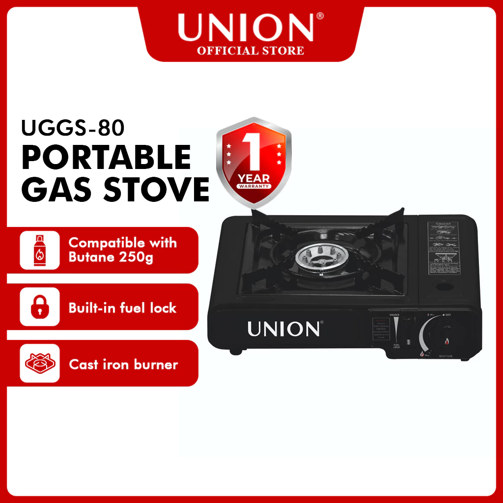 36% OFF Union Portable Butane Gas Stove UGGS-80 | Free Carry-Anywhere Hard Case | Perfect for camping