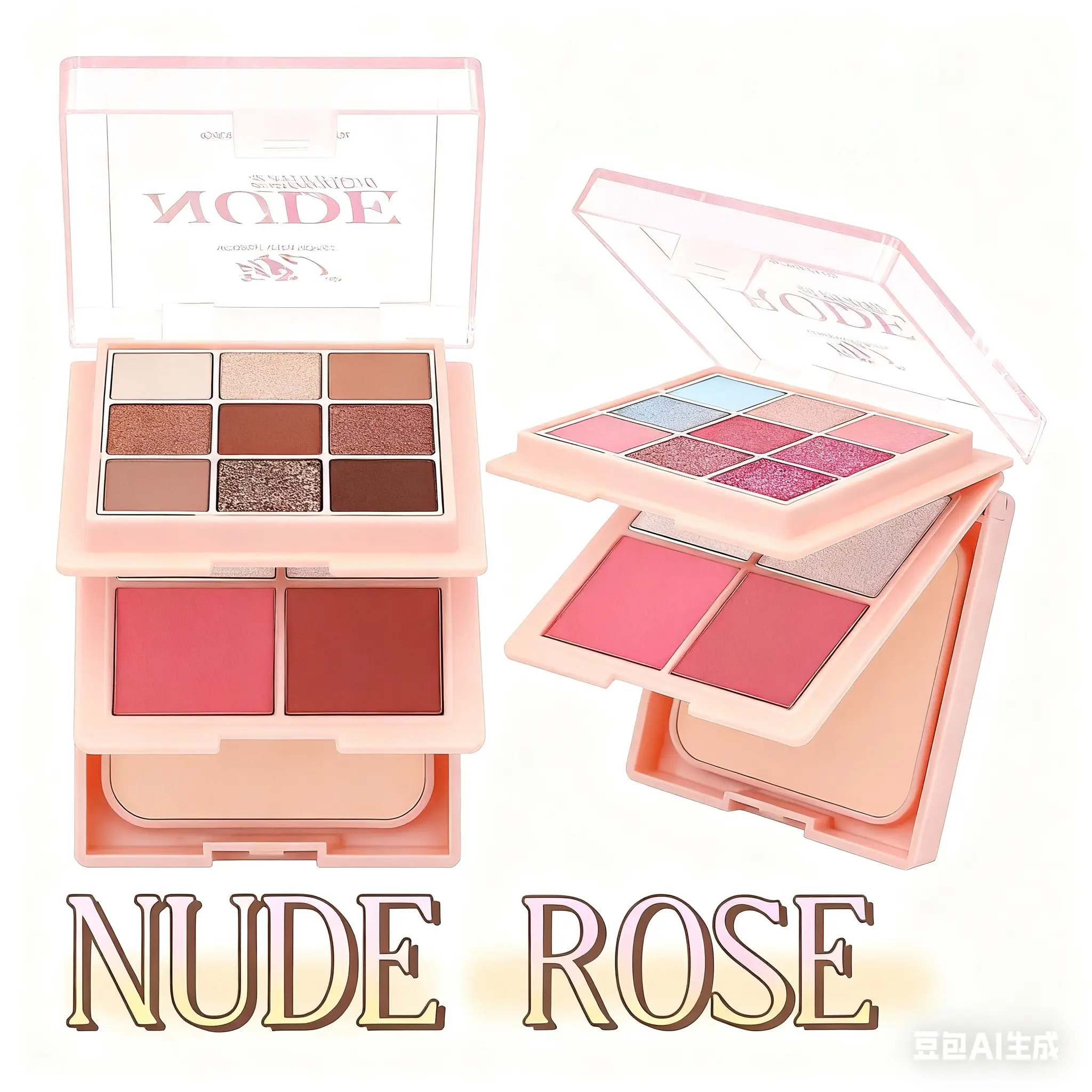 55% OFF DW 3 Layers Eyeshadow Powder Make Up set Eyeshadow Face Powder Blusher