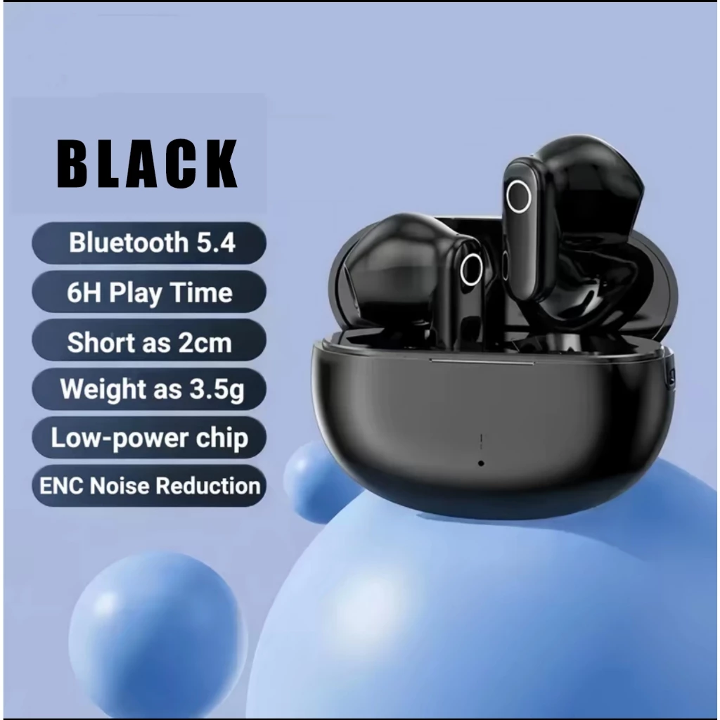 67% OFF KY5 Newest Light Earbuds HiFi Level Stereo Sound iPX5 Headsets ENC Touch Control Wireless Earphones