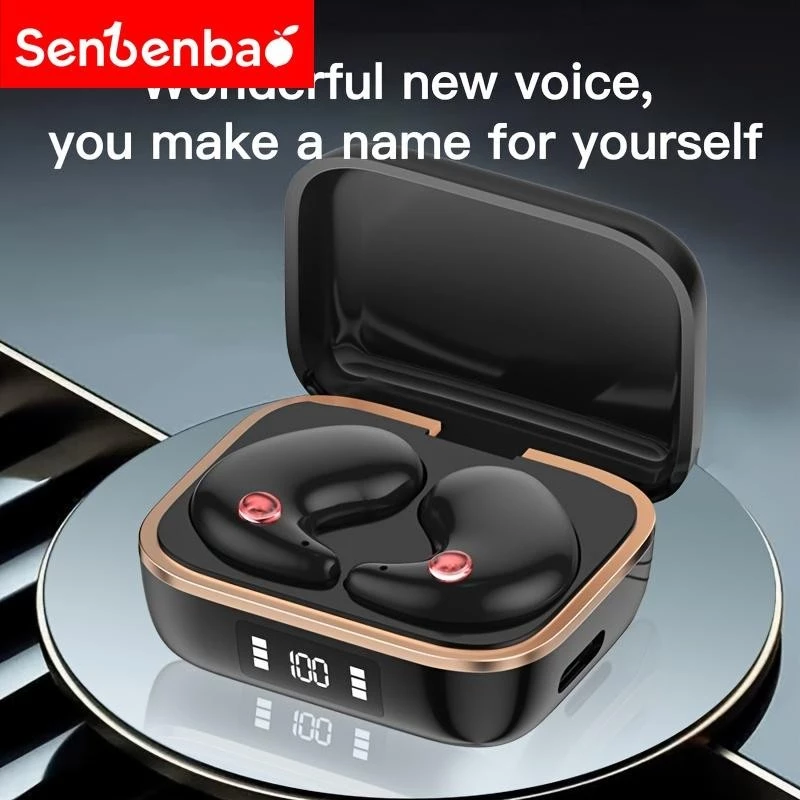 75% OFF SENBENBAO X55 PRO HiFi Level Stereo Sound, iPX5 Waterproof, Touch Control Noise Cancelling Earphones