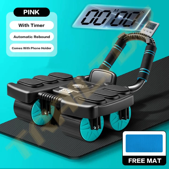 61% OFF [COD]Trailtop Abdominal Wheel Rebound Ab Rollers Workout Equipment Smart Counter With Four Wheels
