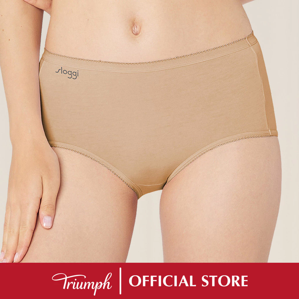 25% OFF Triumph Sloggi Comfort Care Maxi Panty for Women-Neutral Beige