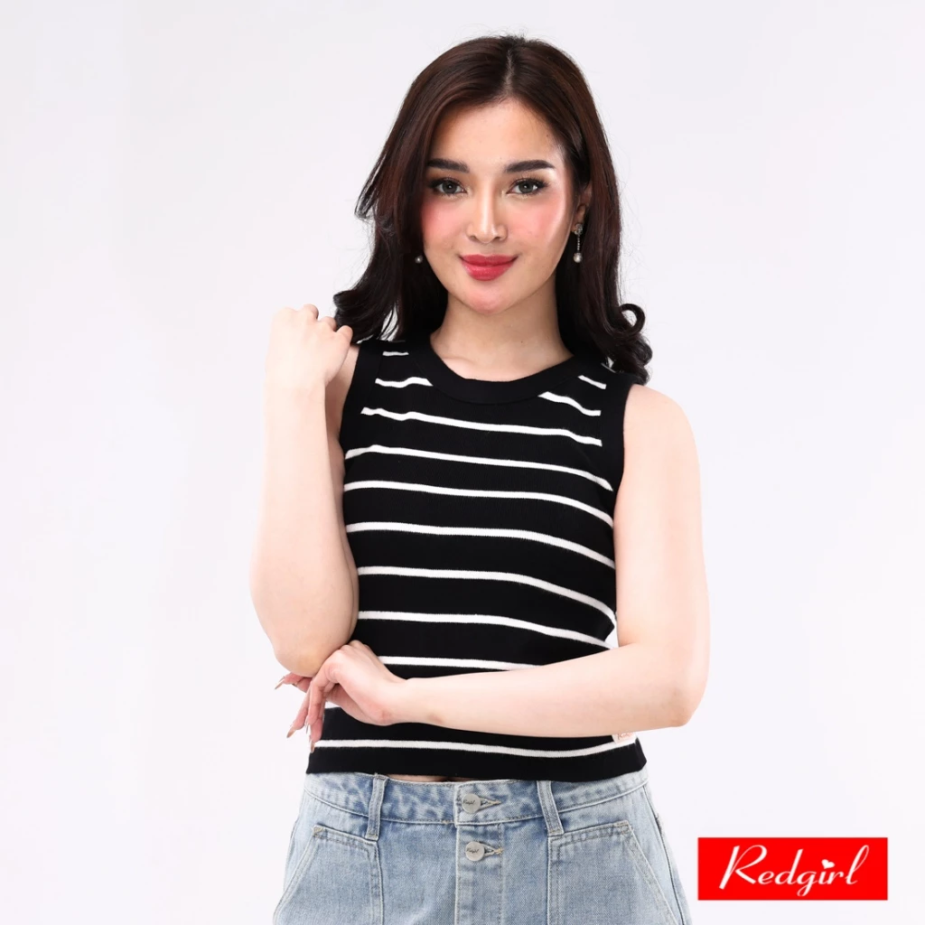 38% OFF Redgirl Knitted Sleeveless Blouse RGT14-0106 [Blouse for women]