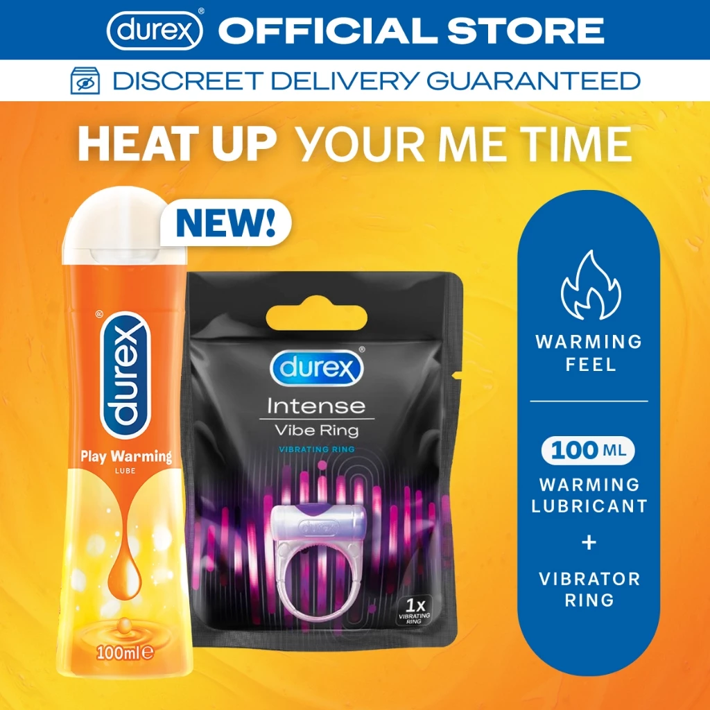27% OFF Durex Play Warming Lube 100ml + Vibrator Ring | Lubricant + Adult Toy