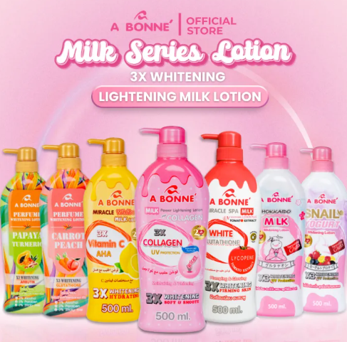 18% OFF Abonne Whitening Milk Lotion from Thailand 500ML Body Care Cosmetic Skin Care