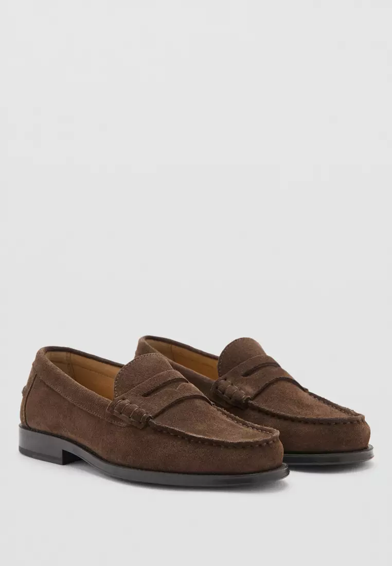 20% OFF MANGO Man  5.0 1 Split Leather Moccasins
