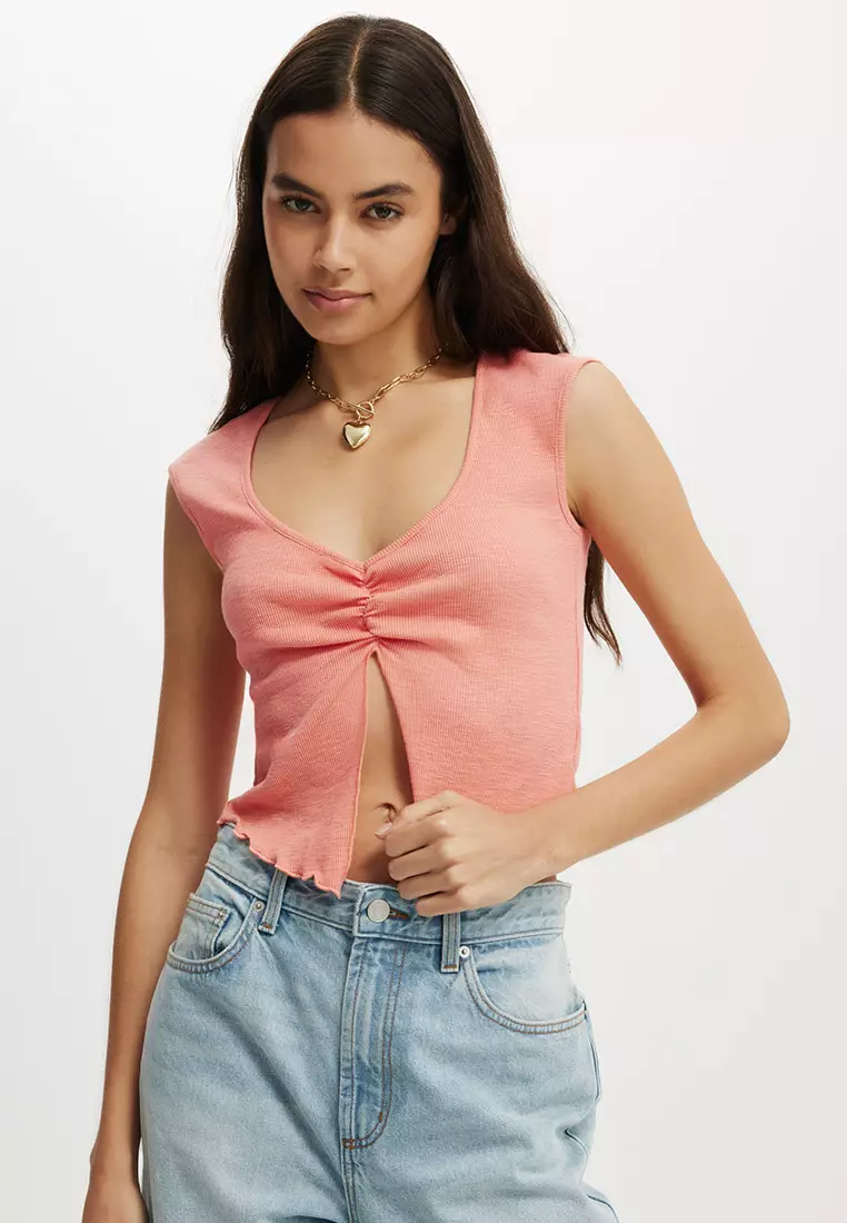 69% OFF Chelsea Open Front Top