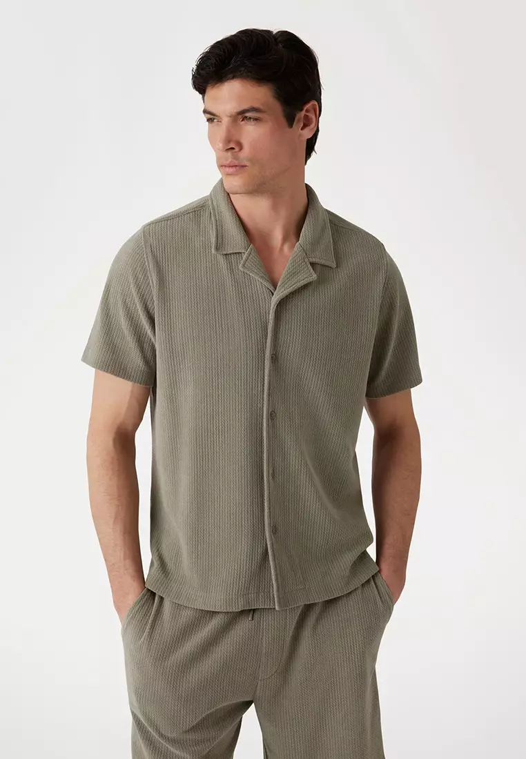 71% OFF Baron Textured Knit Shirt