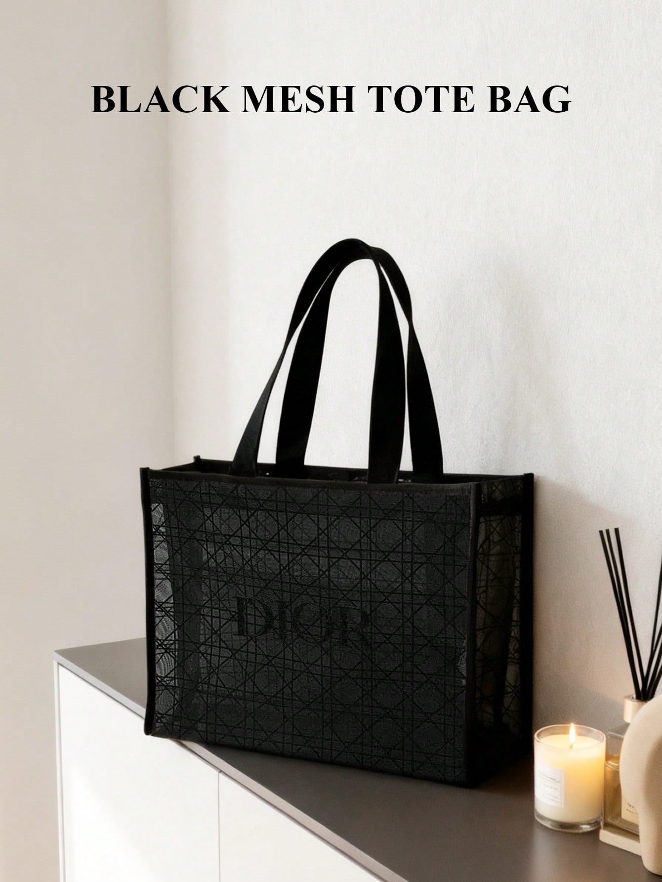 Christian Dior Women's Mesh Tote Bag