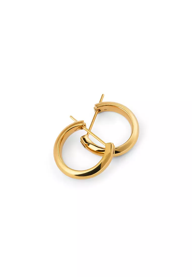 10% OFF Daniel Wellington Classic Arch Earring Gold 12mm - Unisex Earrings for women and men stainless steel Earrings DW Official Authentic Original