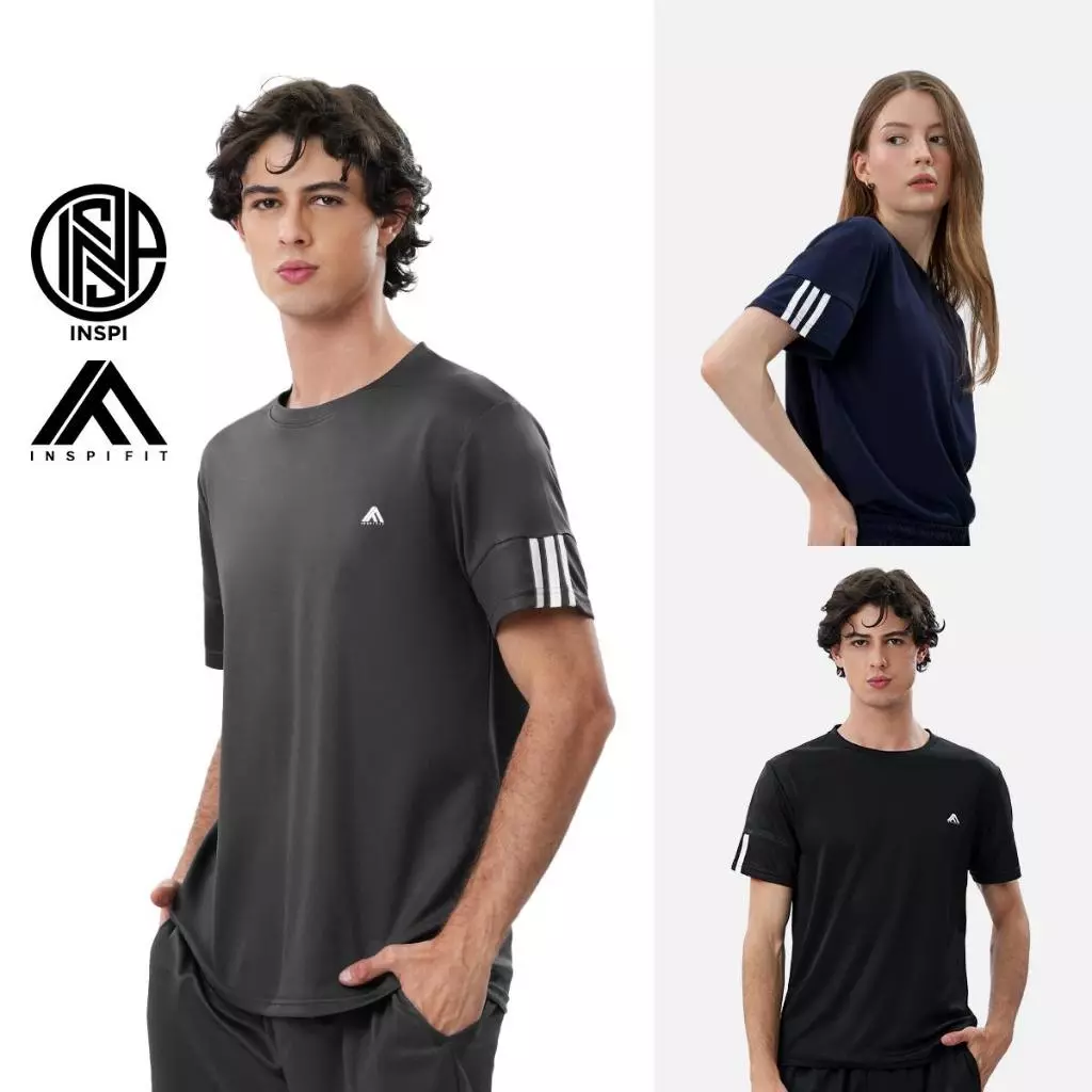 58% OFF INSPI FIT Drifit Tshirt For Men & Woman Relaxed Fit Breathable Airism Short Sleeved Tops Collection