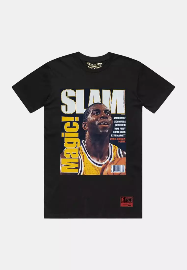 10% OFF Mitchell & Ness Slam Tee Magic Johnson Los Angeles Lakers