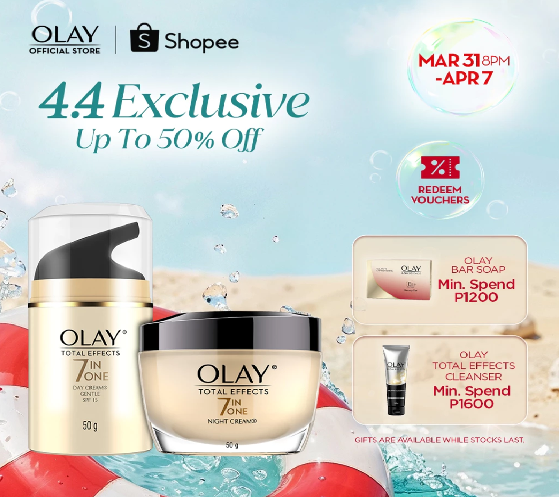 26% OFF Olay Total Effects Niacinamide Anti Aging Day Cream Moisturizer & Night Skincare Cream 50g + 50g