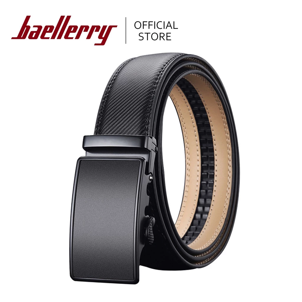 74% OFF Baellerry Automatic Buckle High Quality Luxury Genuine Leather Strap Business Style Belt For Men