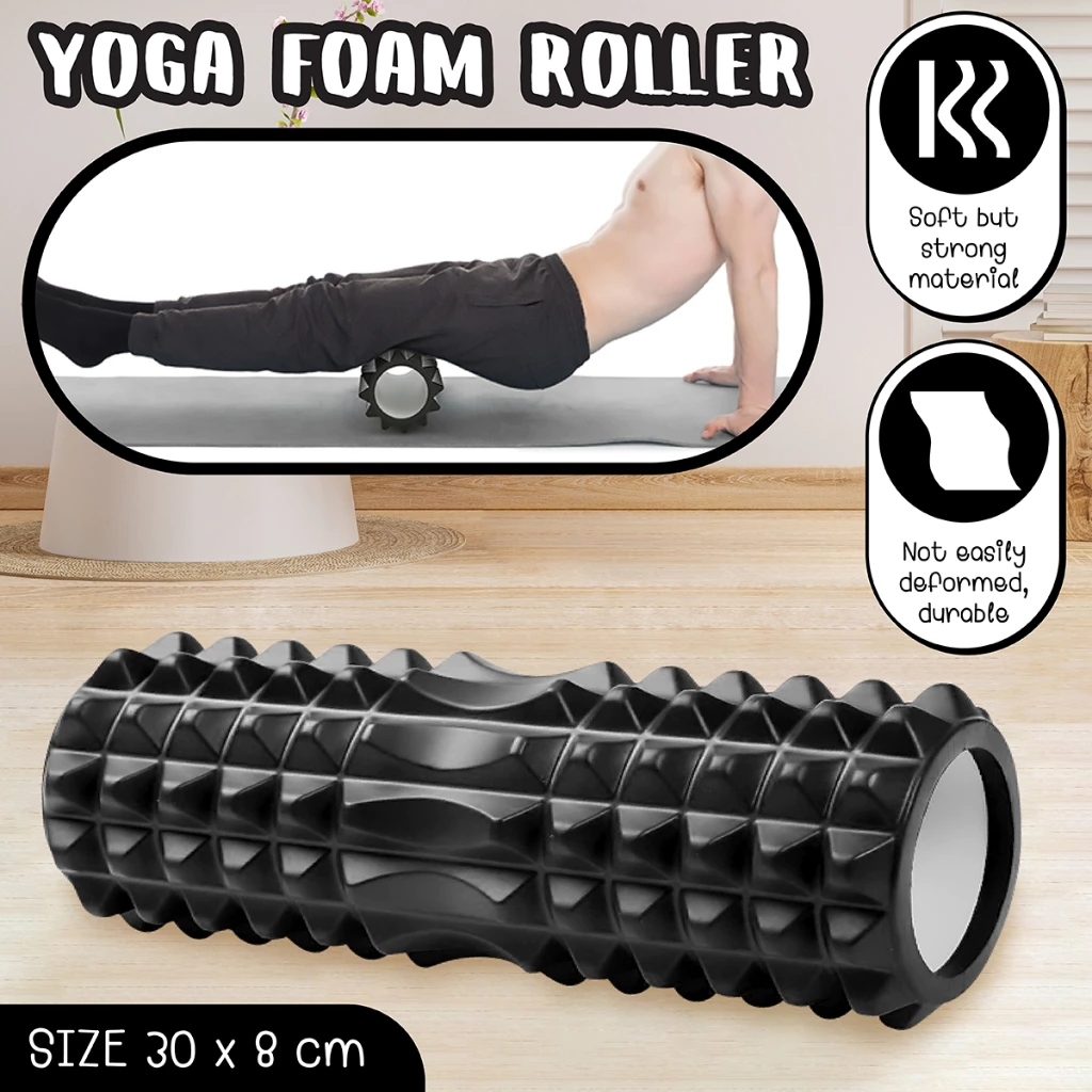 53% OFF B&G Yoga Column Roller Fitness Equipment EVA Foam Roller Yoga Pilates Yoga Block Gym Roller 6001S