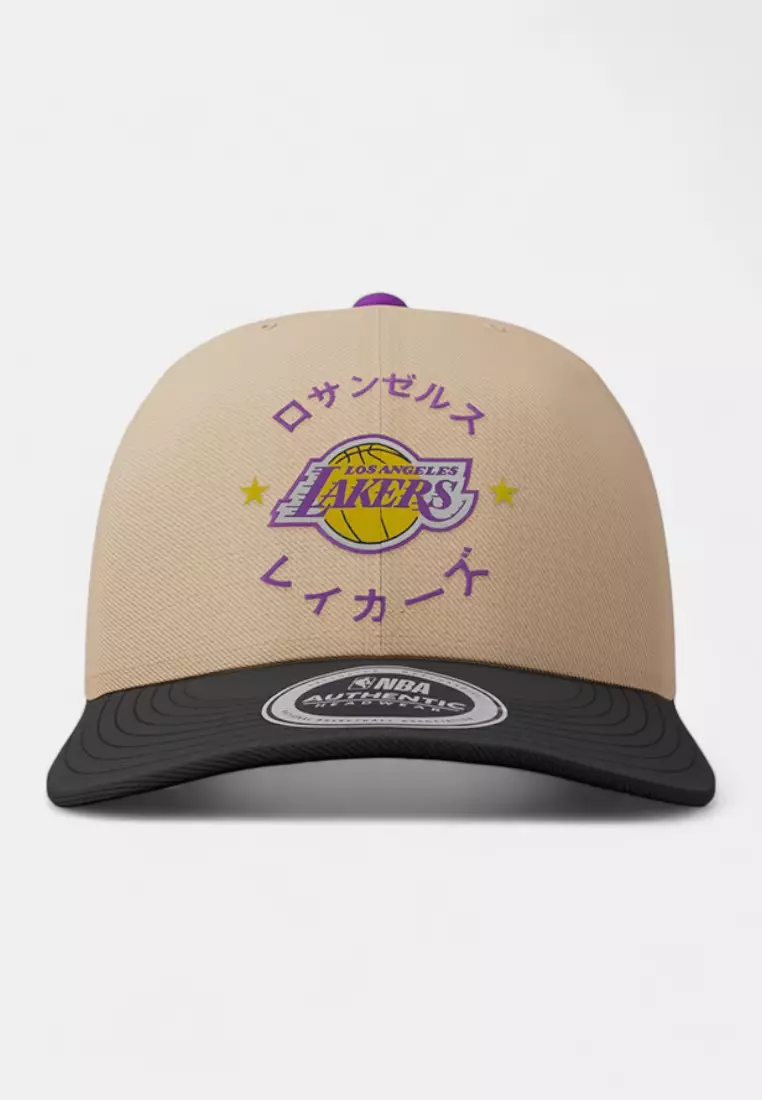 50% OFF NBA Los Angeles Lakers Mens Curved Cap Rising Sun Collection