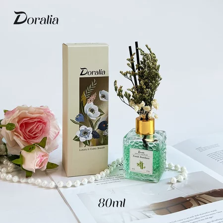 38% OFF Doralia Reed Diffuser Oil Based Air Freshener Luxury Hotel aroma diffuser Home fragrance 80 ml