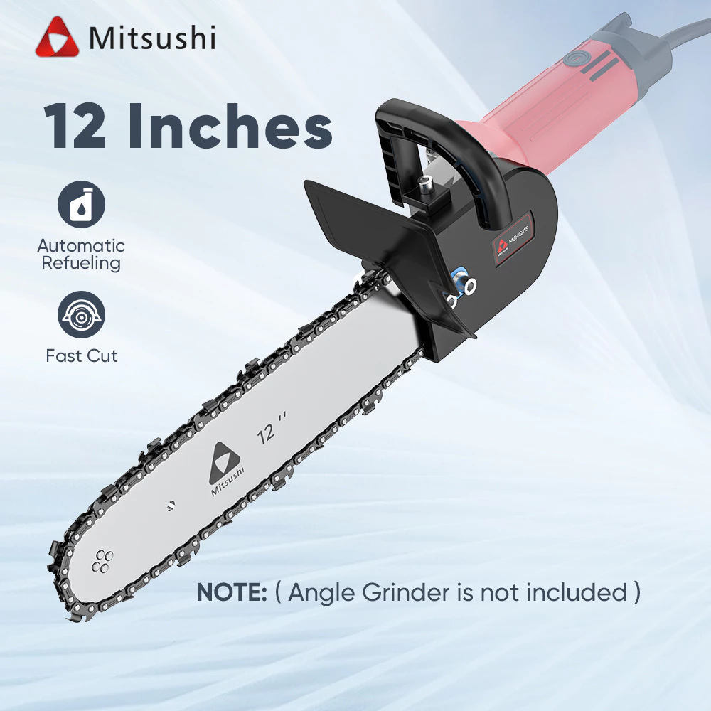 77% OFF Mitsushi MZHQ115 12" Electric Chainsaw Converter /Angle Grinder Chainsaw Adapter(Only Chainsaw)