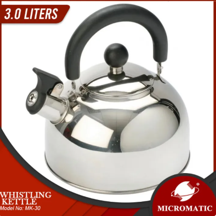 64% OFF Micromatic MK-30 3.0L Stainless Whistling Kettle