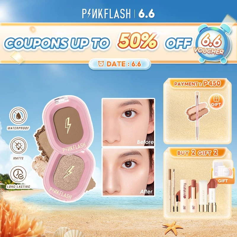 85% OFF PINKFLASH Soft Smooth Pigmented Natural Natural 3D Contour Highlighter Pressed Powder