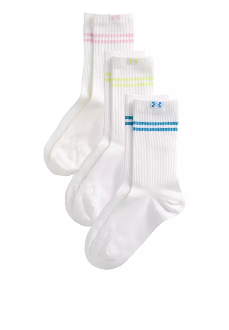 11% OFF Under Armour Sportstyle Cotton 3-Pack Crew Socks