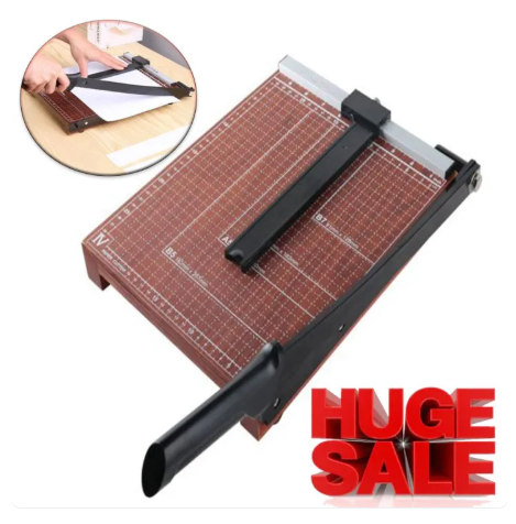 52% OFF A4 PAPERCUTTER - PORTABLE OFFICE AND SCHOOL PAPER CUTTER FOR RECORD FILING AND BOOK BINDING PAPER WORKS METAL STAINLESS BOARD PAPER CUTTER(assorted color)