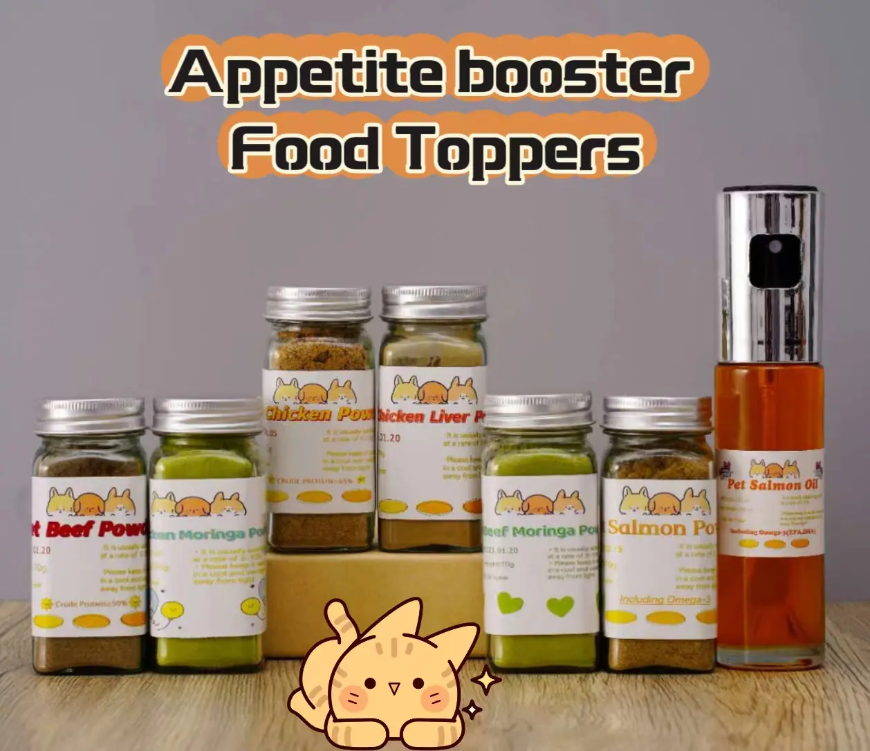 74% OFF Natural Food Toppers for Picky Eaters of Pets Appetite Booster for Dog and Cat Chicken Liver Powder