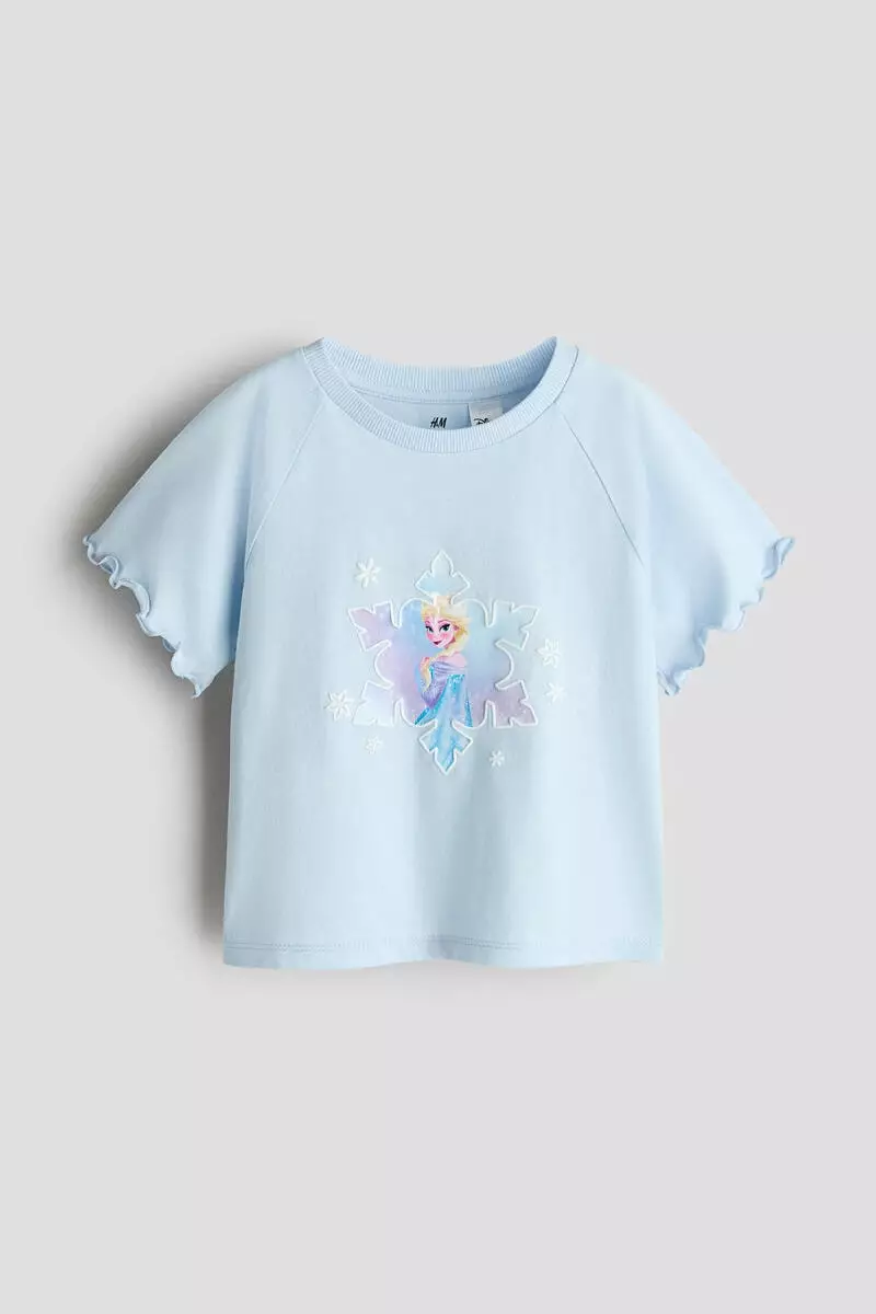 15% OFF Print-motif cotton T-shirt