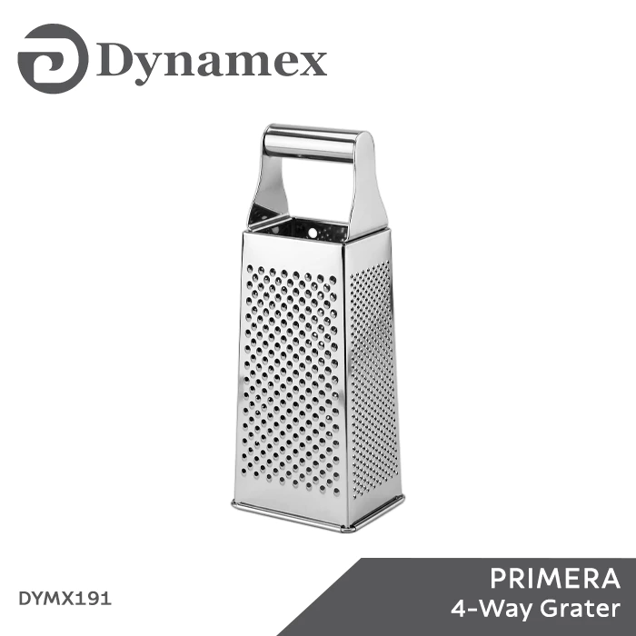 50% OFF Dynamex Primera Stainless Steel 4-Way Grater Multi-Purpose Durable Kitchen Utensils DYMX191