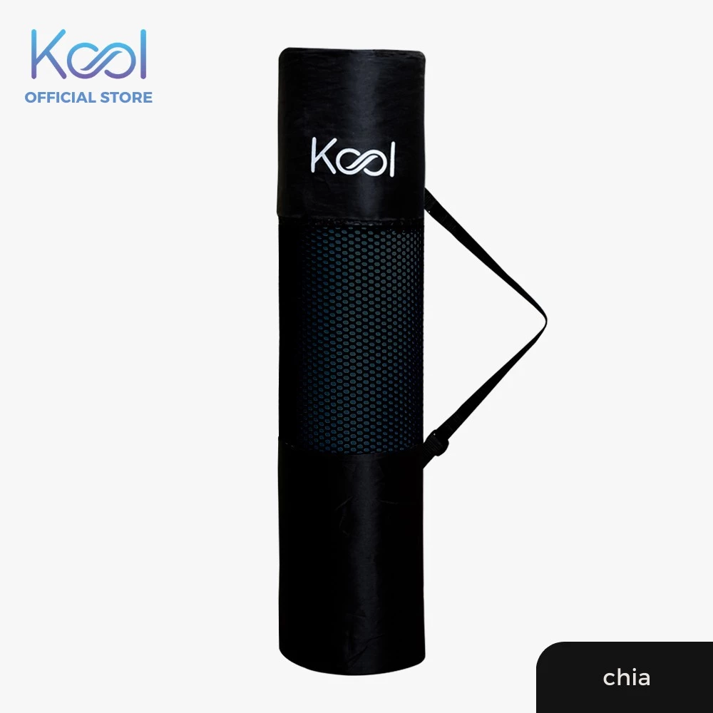 35% OFF Kool Non-Slip TPE Mat For Floor Workout - Exercise/Fitness/Yoga/Pilates - Chia Black - 6mm