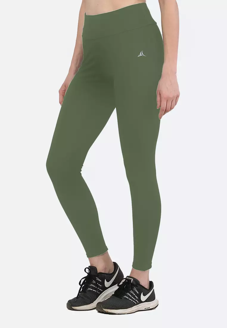89% OFF Fitleasure Olive Basic Essential Coord Workout/Running Legging