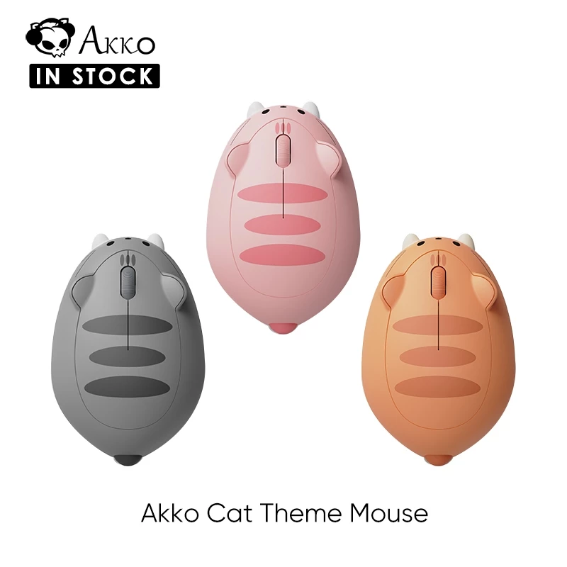 Akko Cat Theme Mouse Tri-mode Wireless Mouse for PC Laptop Computer