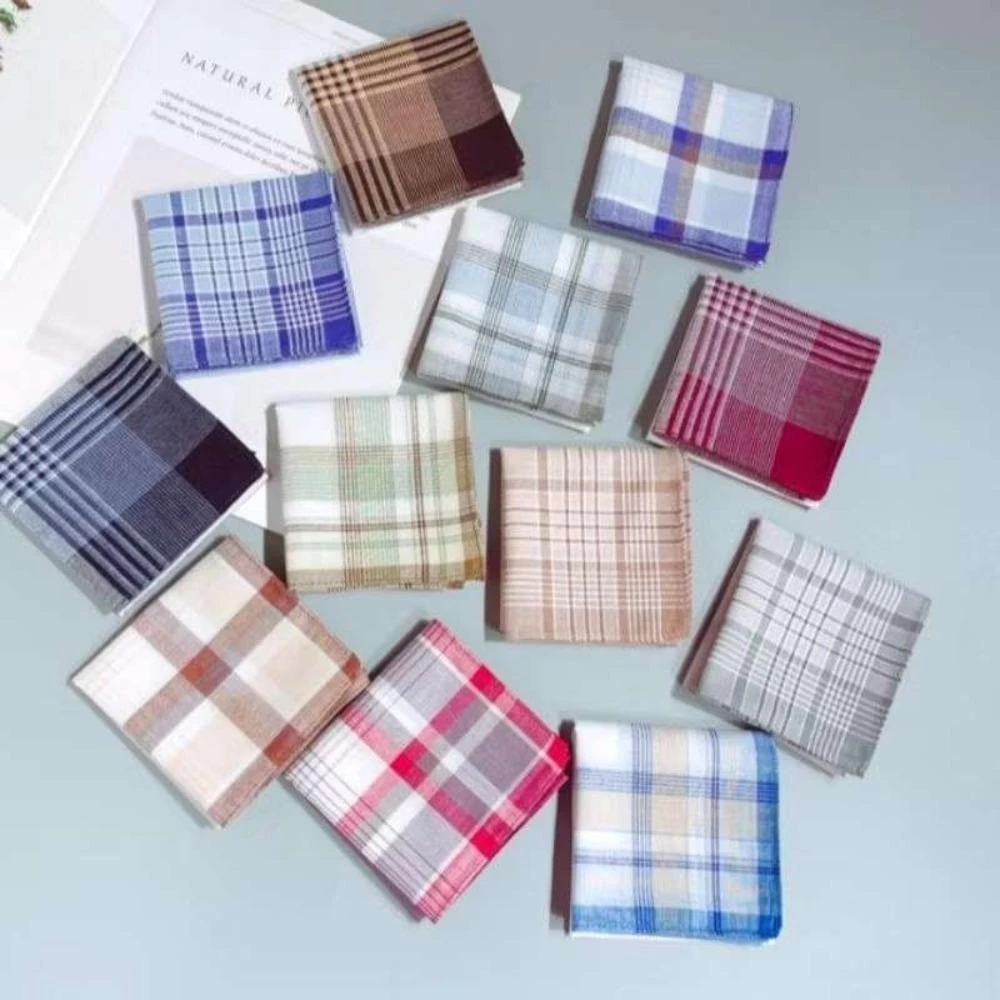 21% OFF 6pcs/12pcs Assorted Cotton Handkerchief Panyo Scarf Bandana Cotton Fabric Handkerchief Unisex Gift
