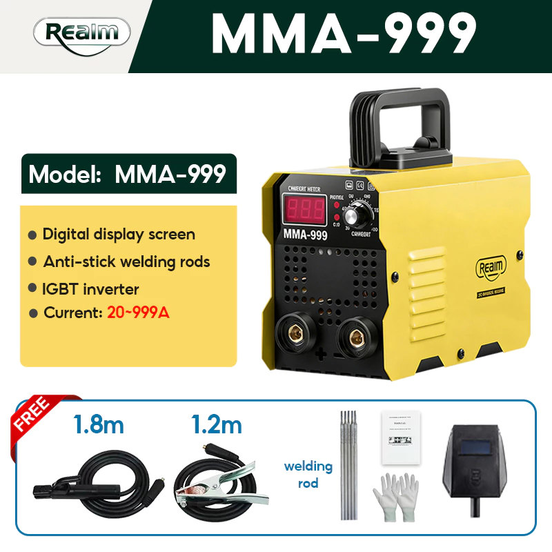 34% OFF REAIM Welding Machine Portable Inverter IGBT MMA-900/950/999/999PRO