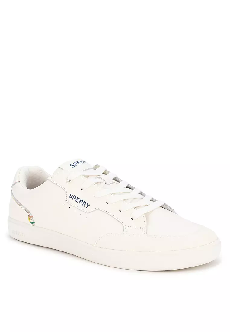 30% OFF Sperry Men's Crew 90 Leather Sneakers Light Beige Rainbow