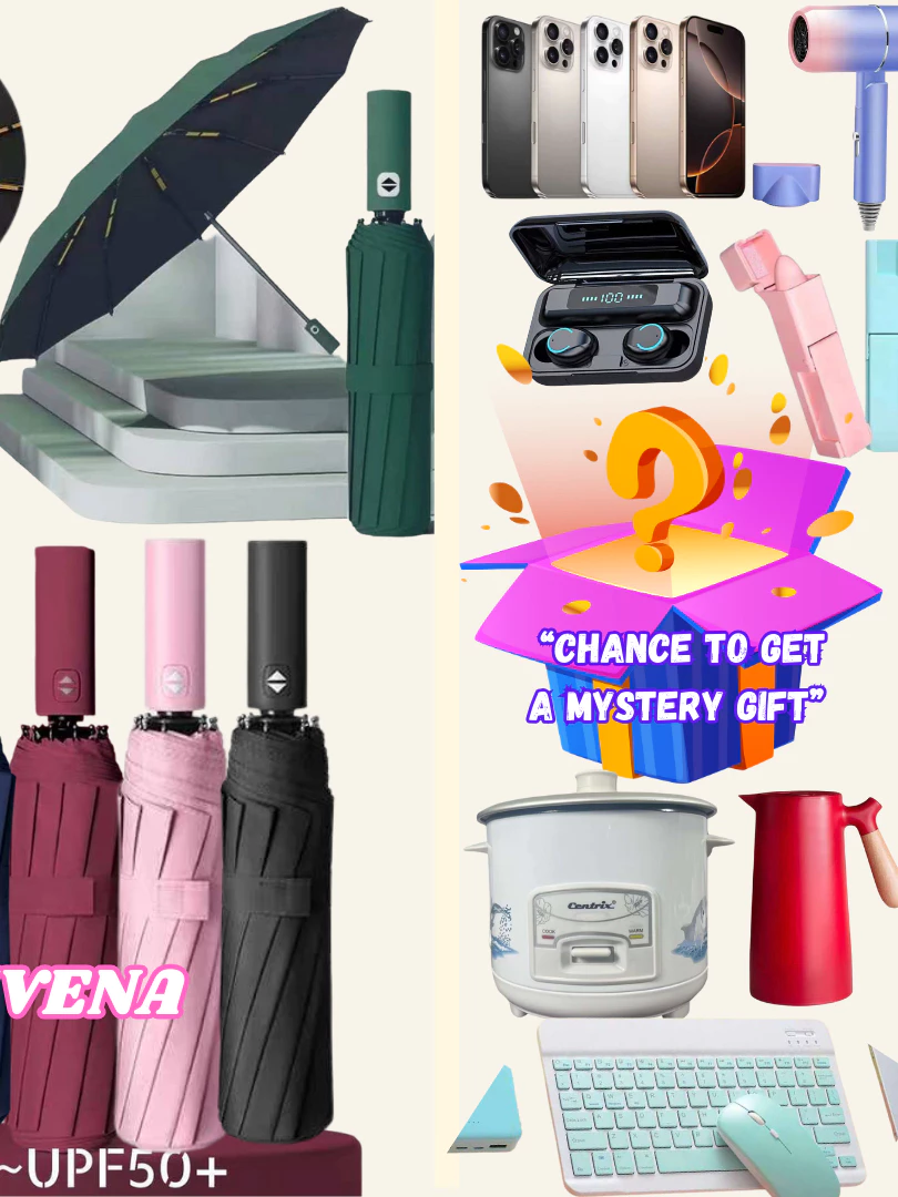 59% OFF VIVENA 8 Ribs/10 Ribs/24 Ribs payong Foldable Automatic UV Protect Umbrella Waterproof Payung