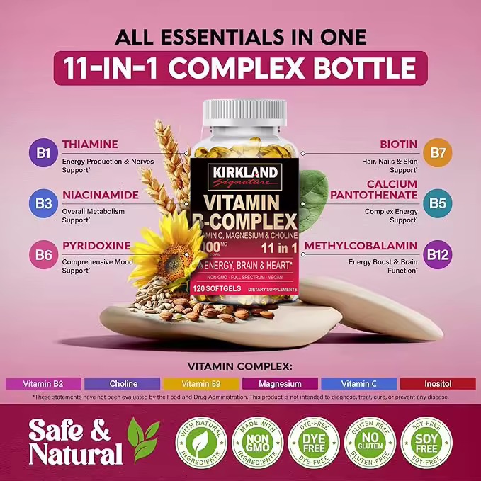 64% OFF Vitamin B Complex with Mullein Leaf Extract Promotes Lung Health and Antioxidant Defense