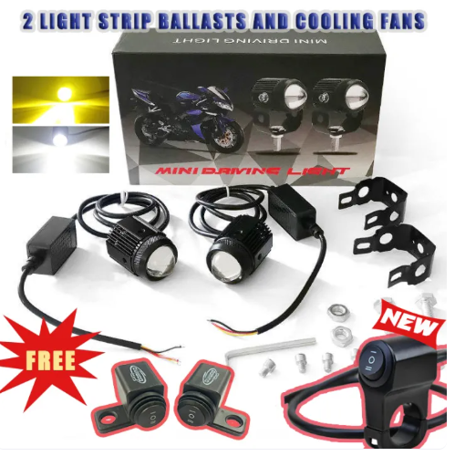 22% OFF Mini Driving Light With Ballast And Cooling Fan 20W 3 Wires Auxiliary Light Led Lights Fog Light
