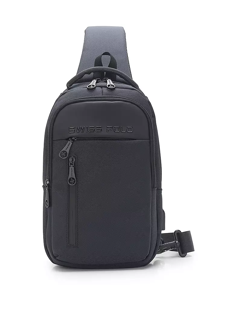 54% OFF Swiss Polo Men's Waist Bag / Belt Bag / Chest Bag - Blue