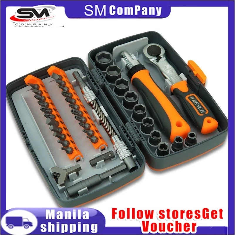 44% OFF 38pcs Magnetic Ratchet Screwdriver Set Precision Screwdrivers Repair Tools With Flexible Shaft Ext