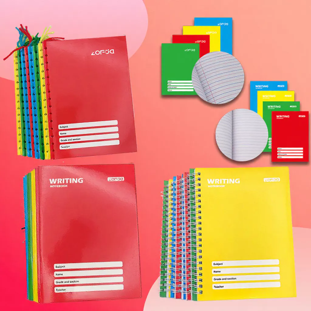 48% OFF 80-Leaf Spiral Yarn Notebook, 10 Pieces, Assorted Neon Colors for School and Writing