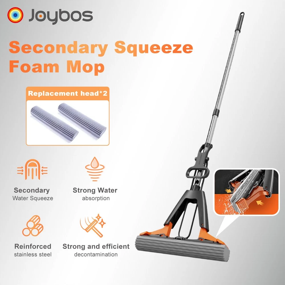 52% OFF Joybos Magic Mop Replacement Sponge Thicken Water Absorbent Sponge PVA Foam Rubber Mop Head Powerful water absorption double