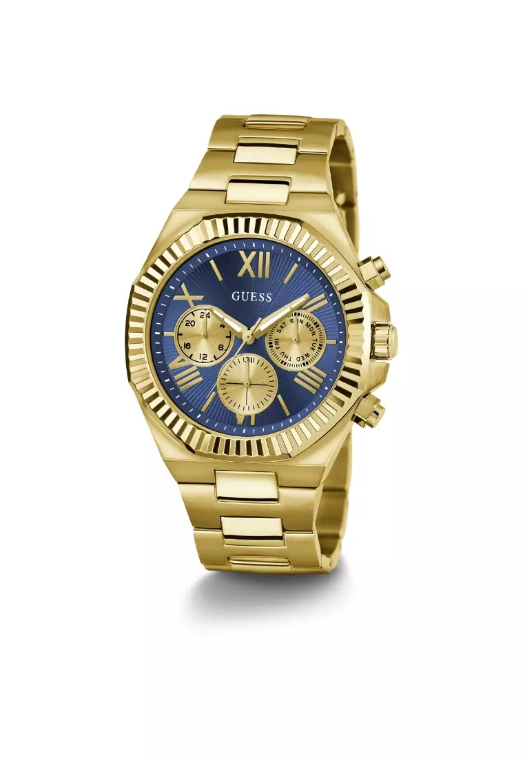 20% OFF Guess Dress Gold Stainless Steel Analog Quartz Watch For Men GW0703G6