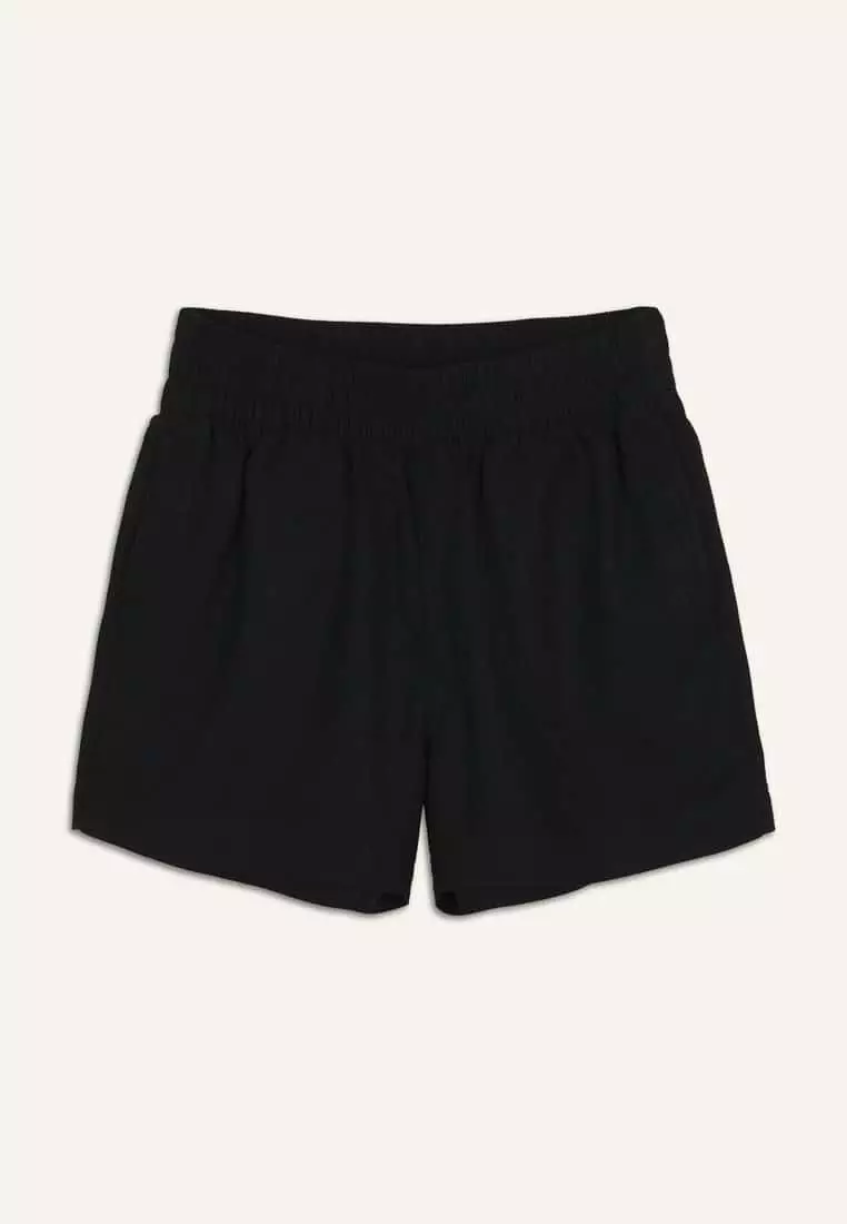 30% OFF High-Waisted Linen-Blend Pull-On Shorts for Women -- 3.5-inch inseam