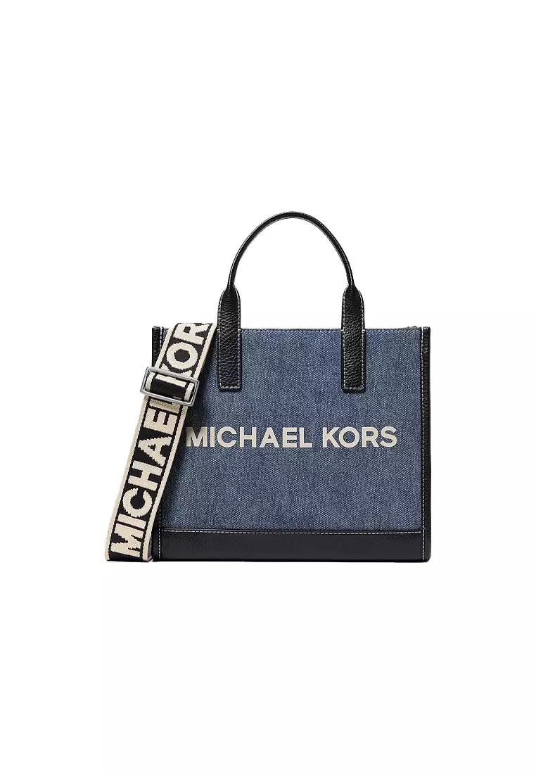 46% OFF Michael Kors Ladies' crossbody bag in denim blue with black 37S6LC0T3C