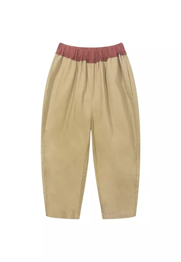 20% OFF Bear Print Color Waist Long Pant