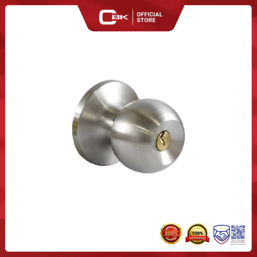 30% OFF Gateman Knobset Tubular [Door Knob] Entrance Satin Stainless Steel Door Lock YLGM5877TS/S