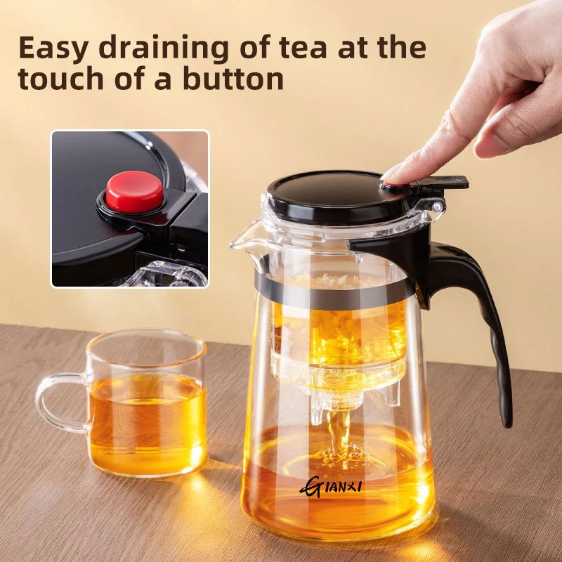 30% OFF GIANXI Tea Pot Maker French Press coffee kettle tea cup with strainer matcha set kit 500ml / 750ml / 1000ml